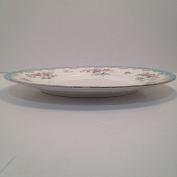 Raleigh Adderley Dining Raleigh Adderley Best Bone China Blue Pink Floral Plate Poshmark